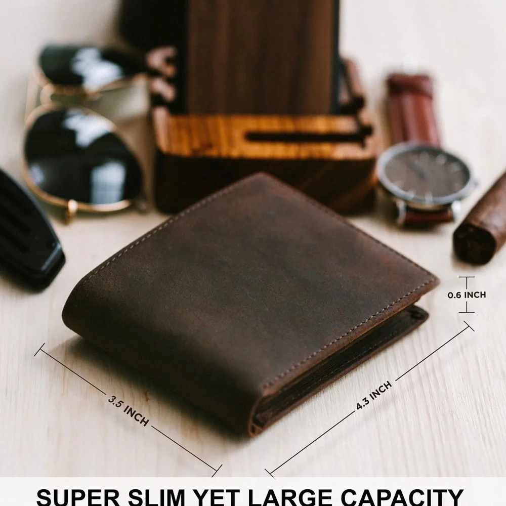 Personalized Wallet, Mens Wallet, Engraved Wallet, Leather Wallet, Custom - Picture 4 of 6